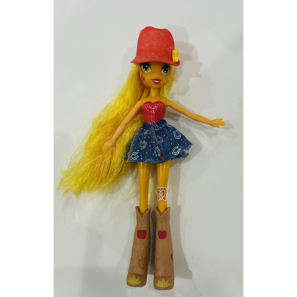 My Little Pony Equestria Girls Doll APPLEJACK Cowgirl HAT Boots